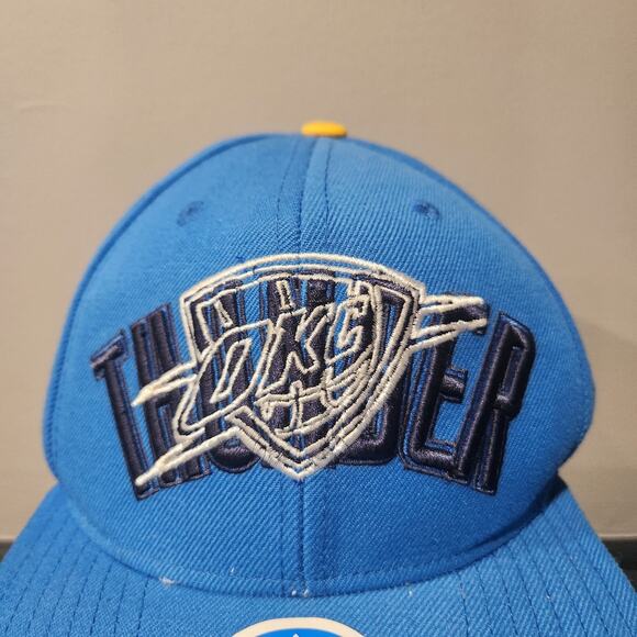 Oklahoma City Thunder Adidas NBA Basketball Snapback Hat Cap Mens OSFA - Picture 3 of 15